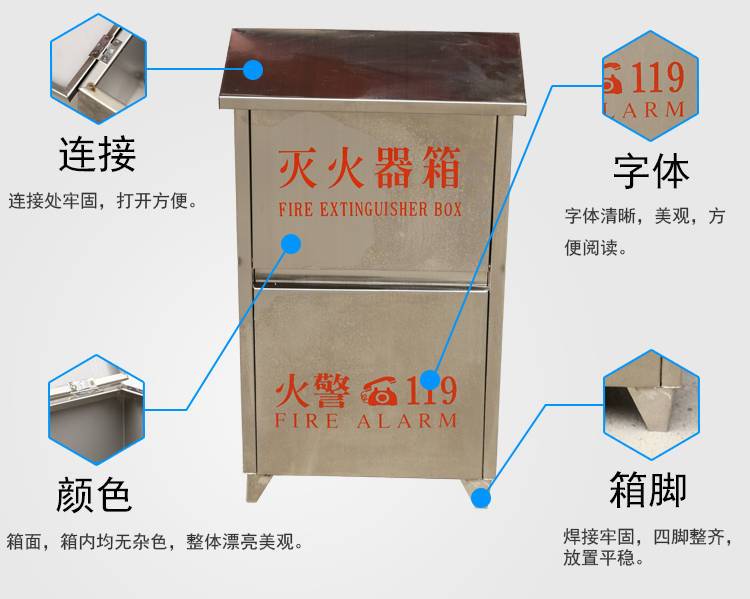 不銹鋼滅火器箱產(chǎn)品解析